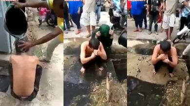 抓奸集锦-特精甄选第一现场街头扭打吃瓜围观 赤裸裸床上被逮还有被割屌的 各色良家女神狼狈瞬间 (314)